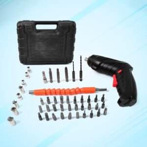 Cordless Electric Screwdriver – 48-Pc Bit Set & LED | BoltForce