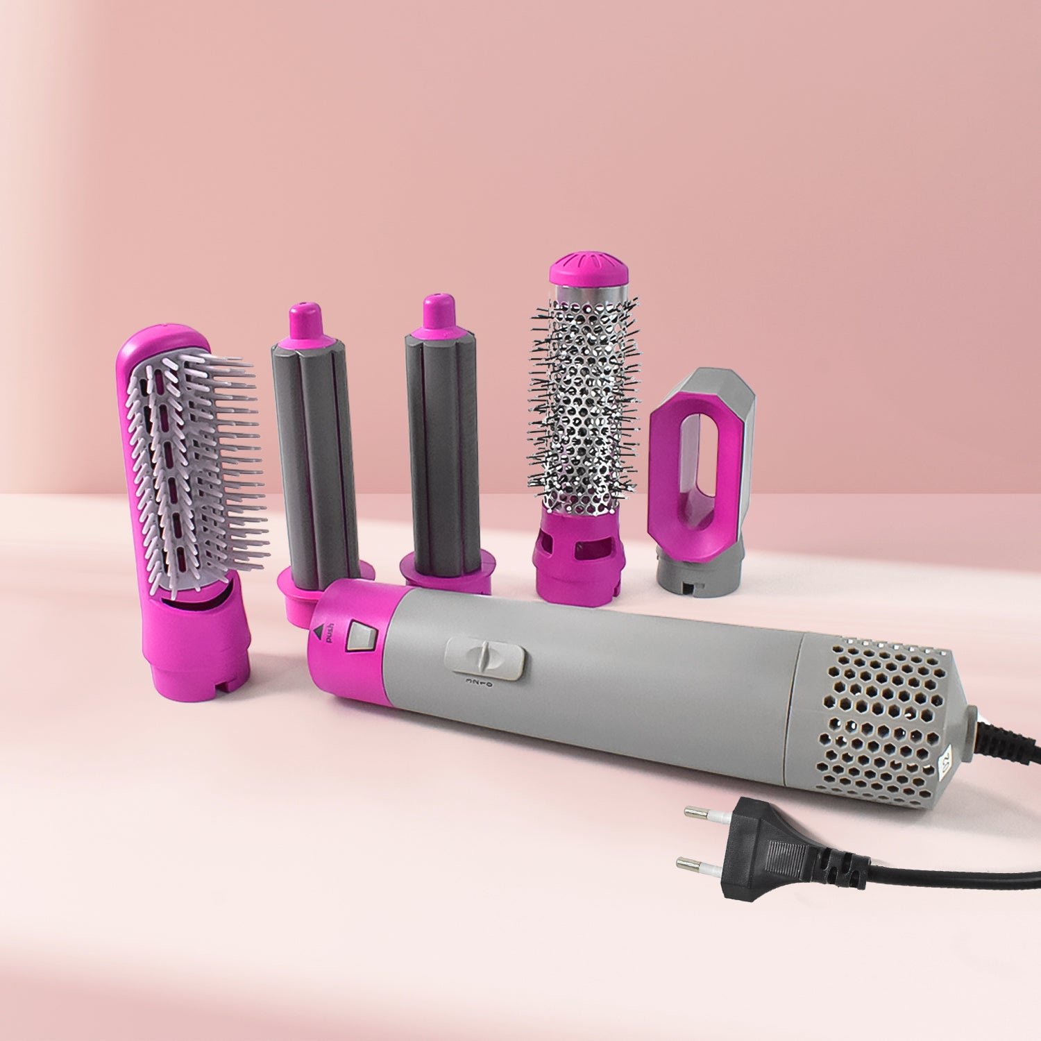 5 In 1 Hair Dryer Brush – Multifunctional Hot Air Styler with 1000W Power