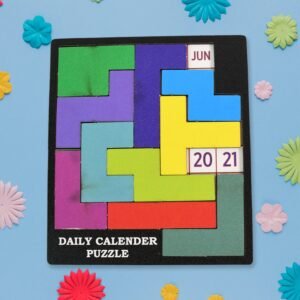 Wooden Daily Calendar Puzzle – Mind Challenge Game | Inventive Play
