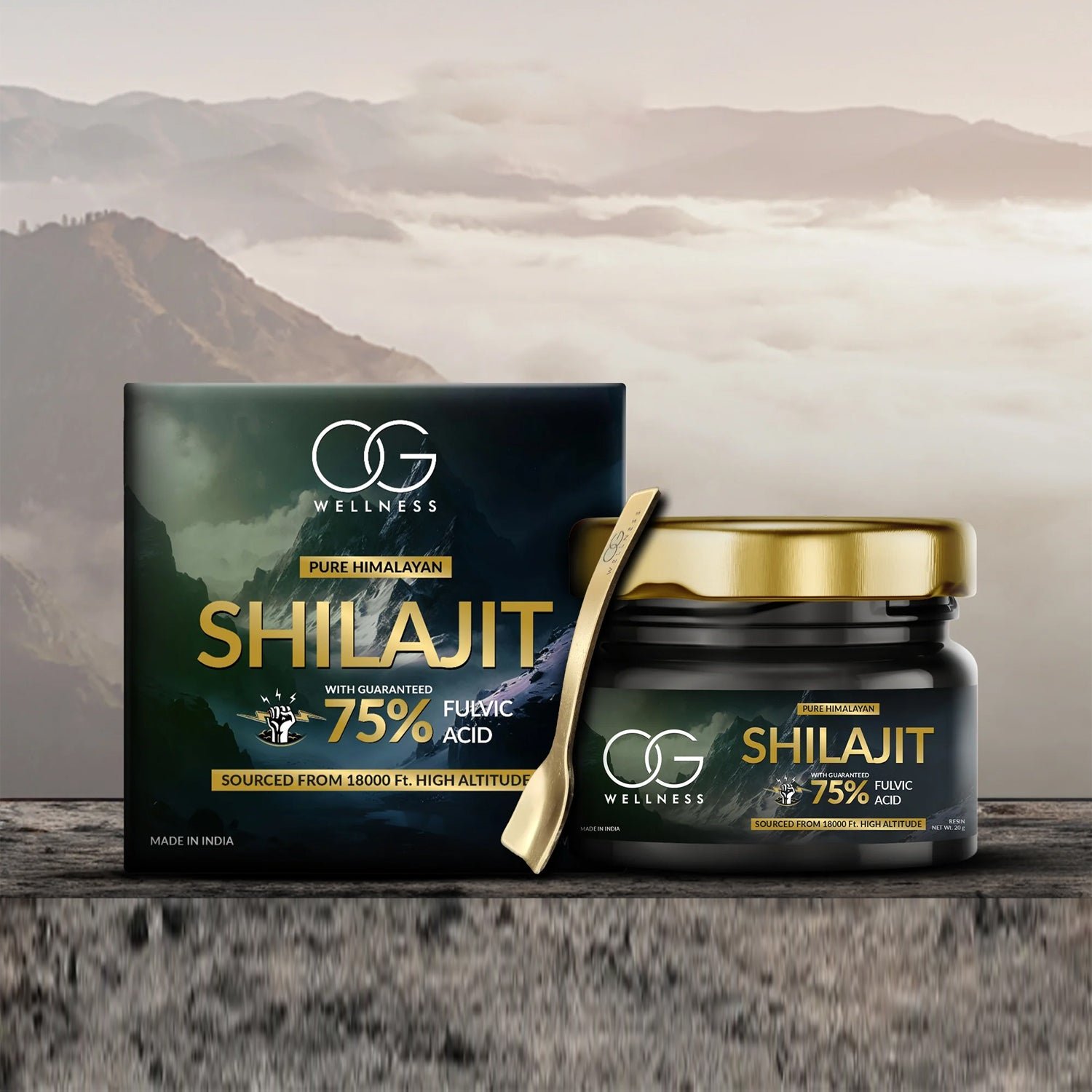 Pure Himalayan Shilajit Resin – Natural Energy & Immunity Booster
