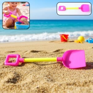 Kids Beach Sand Shovel – Lightweight Plastic Spade for Play