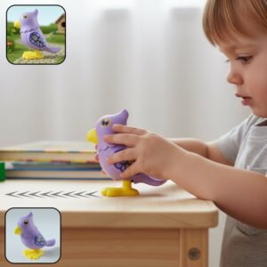 Key Operated Jumping Bird Toy – Fun Wind-Up Action for Kids