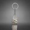 Mahakal Trishul Keychain – Durable Metal Spiritual Keyring for Devotees