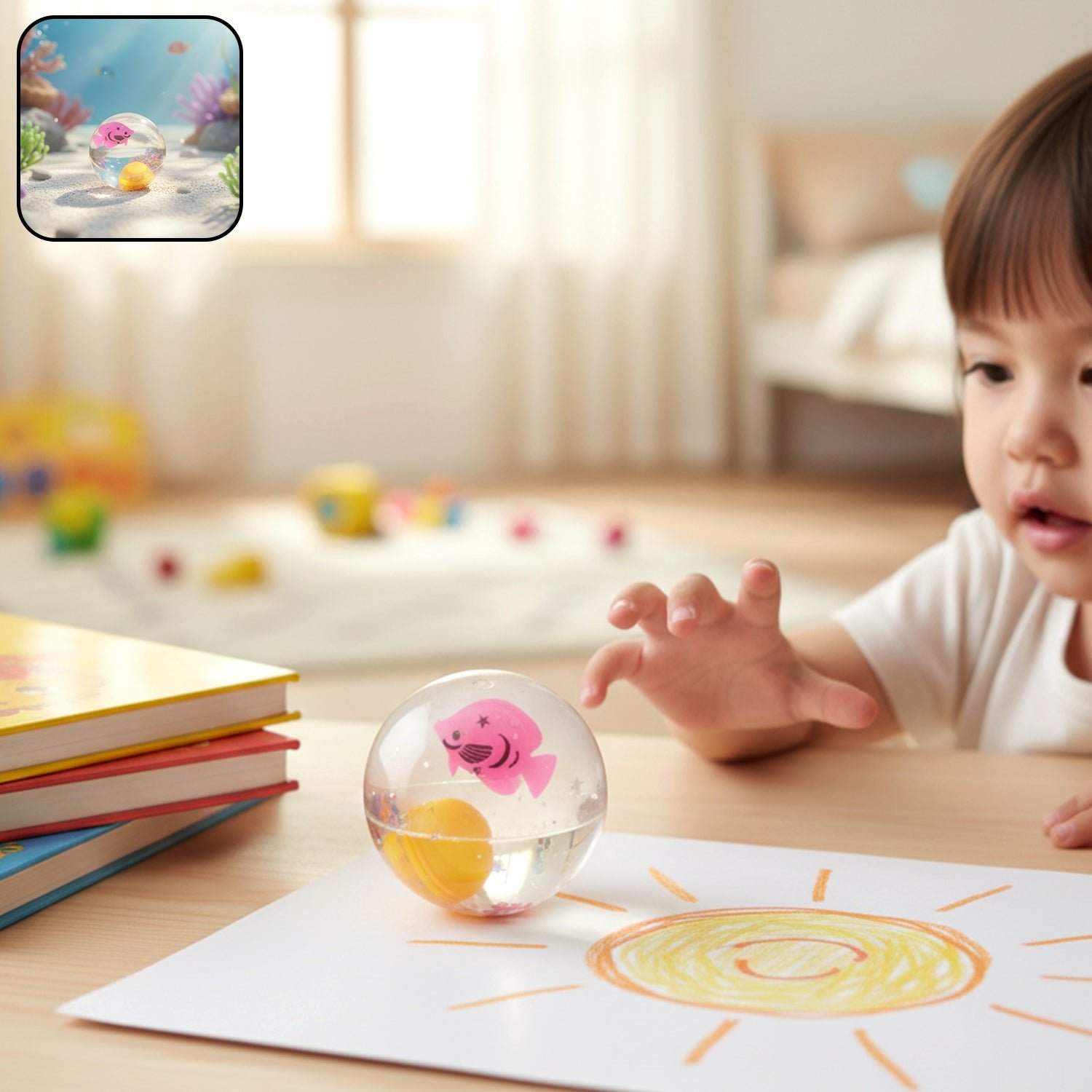 Light-Up Bouncy Ball – Impact-Activated LED & Soft Grip Fun