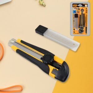 Cutter Knife Set – Heavy Duty Utility Knife with 4 Blades | Wagtail