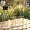 Plastic Water Jug and Glass Set – Durable, Lightweight Drinkware