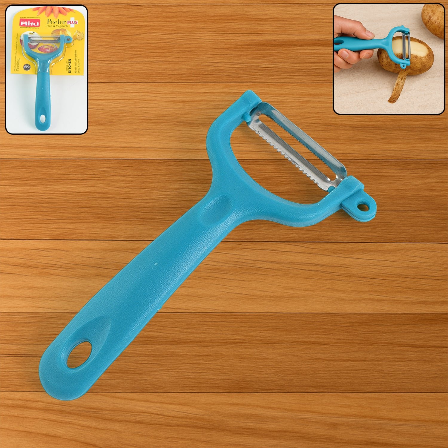Vegetable Peeler – Serrated Stainless Steel Blade for Kitchen