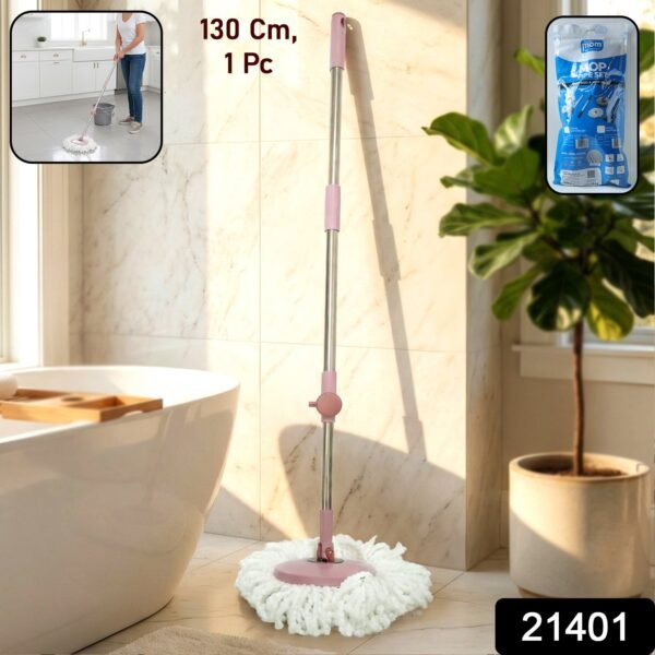 01_901aed63-91e3-4794-a58b-dc91c5e21c72 Turbo Spin Mop Pipe Set – Durable 130 cm Replacement Handle