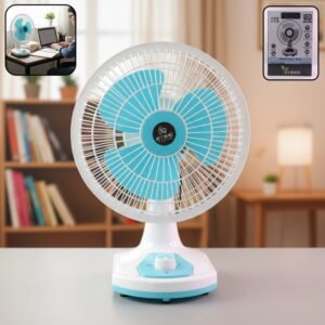 12V DC Table Fan – Adjustable Speed & High Airflow for Desk
