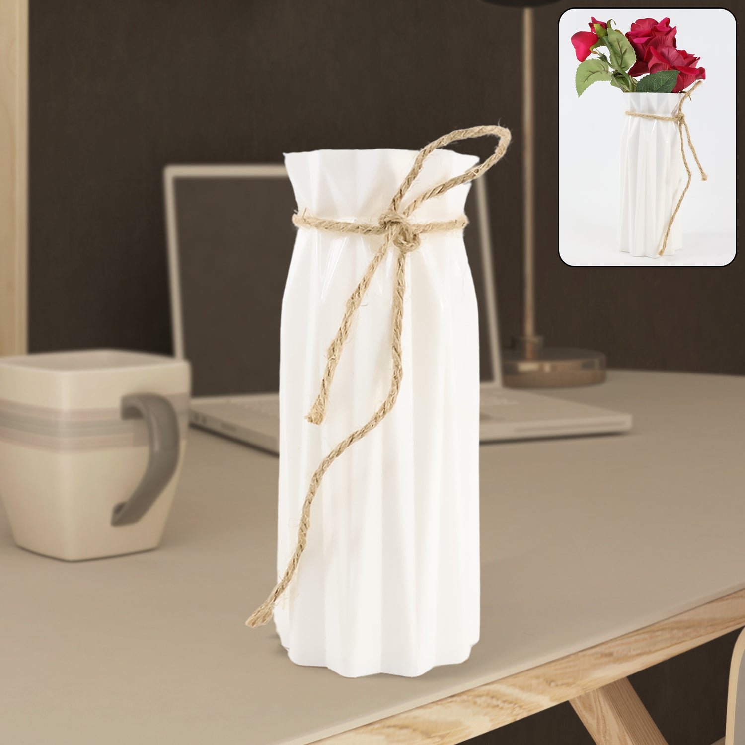 Plastic Flower Vase – Elegant Design for Home & Gift