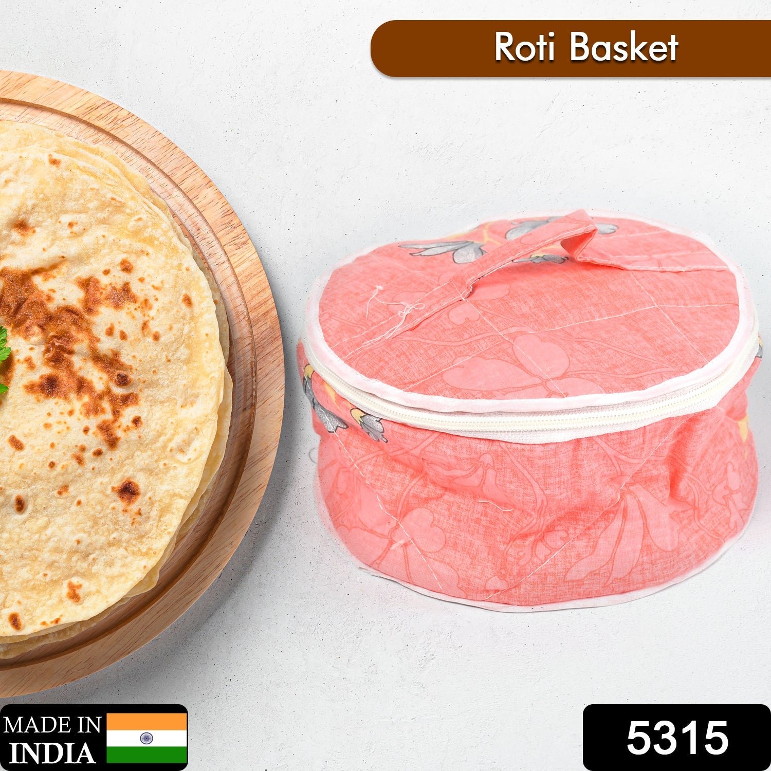 Chapatti Box – Washable Cotton Roti Casserole | Lunchie Bunchie