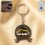 Makkah Design Metal Keychain – Elegant Islamic Accessory