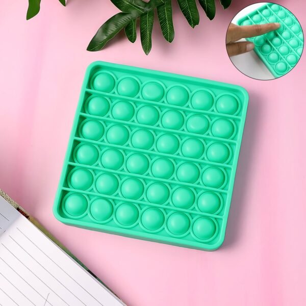 Stress Relief Silicone Pop It Fidget Toy – Durable & Portable