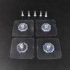Self Adhesive Hooks – Drill-Free Heavy Duty 4 Pcs Set | GlimmerHome