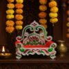 Small Decorative Singhasan – Elegant Plastic Throne for Pooja Idols