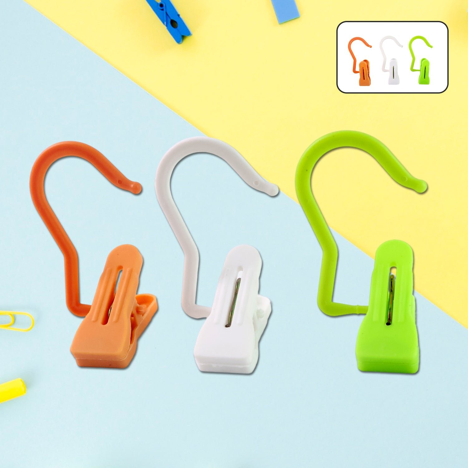 Hanging Hook Clip – Strong Grip & Rotatable, Multipurpose Use