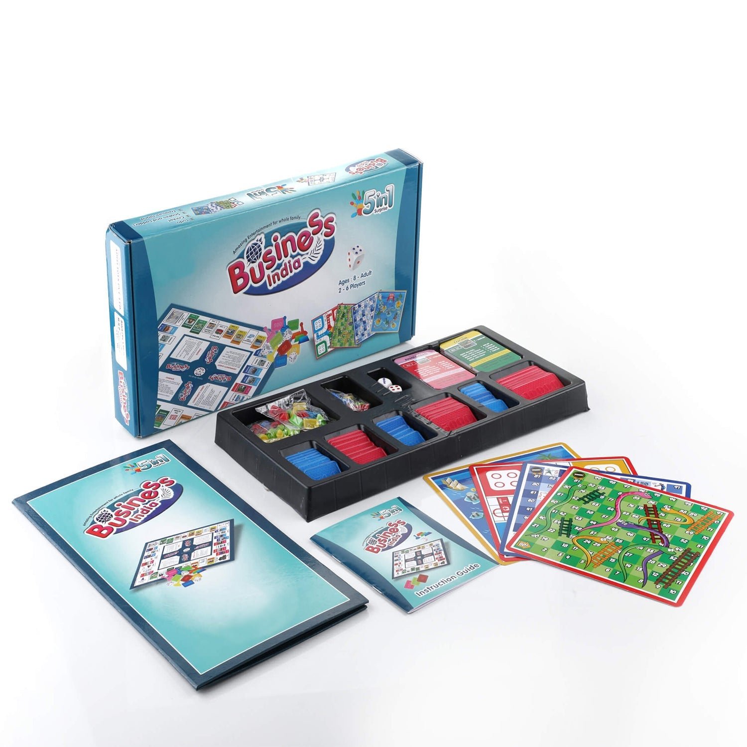 Business Board Game for Kids – 5-in-1 Educational Fun | Aditi