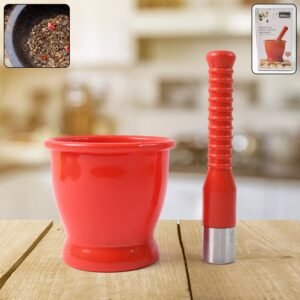 Unbreakable Plastic Khal Batta Set – Heavy Duty Manual Grinder
