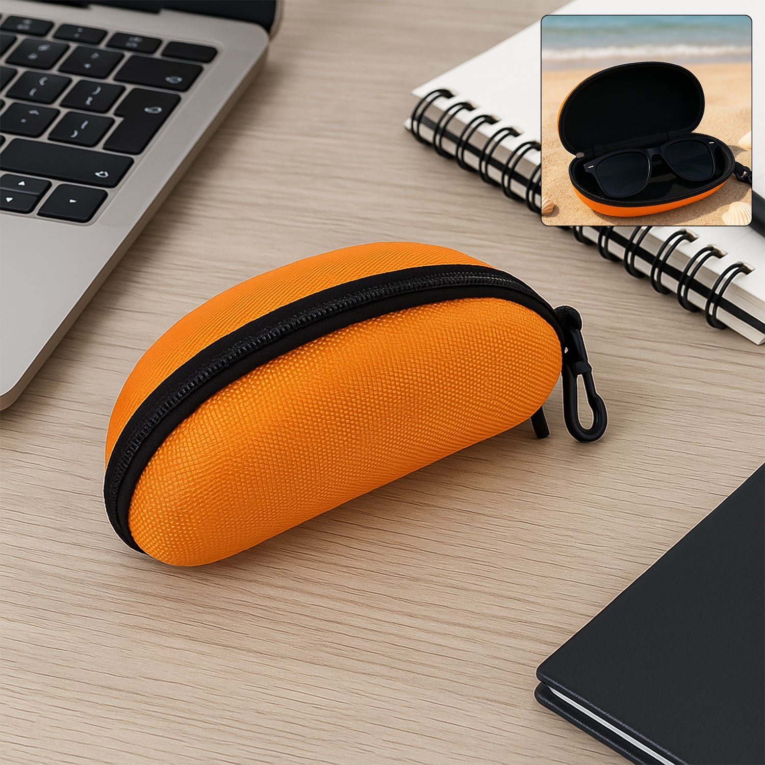 Zipper Sunglasses Case – Hard Shell Eyewear Protection | FERVENT