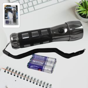 LED Hand Torch – Aluminium, Rubber Grip | Indo Glow