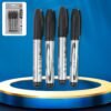 Black Marker Set – 4 Pcs for School & Office | ScribbleJoy