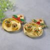 Kalash Shape Kumkum Box – Dual Containers for Pooja Convenience
