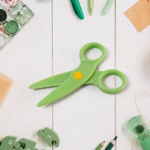 Plastic Safety Scissors – Safe, Colorful Preschool Training Tool
