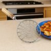 Stainless Steel Wire Skimmer – Heat-Resistant Wooden Handle