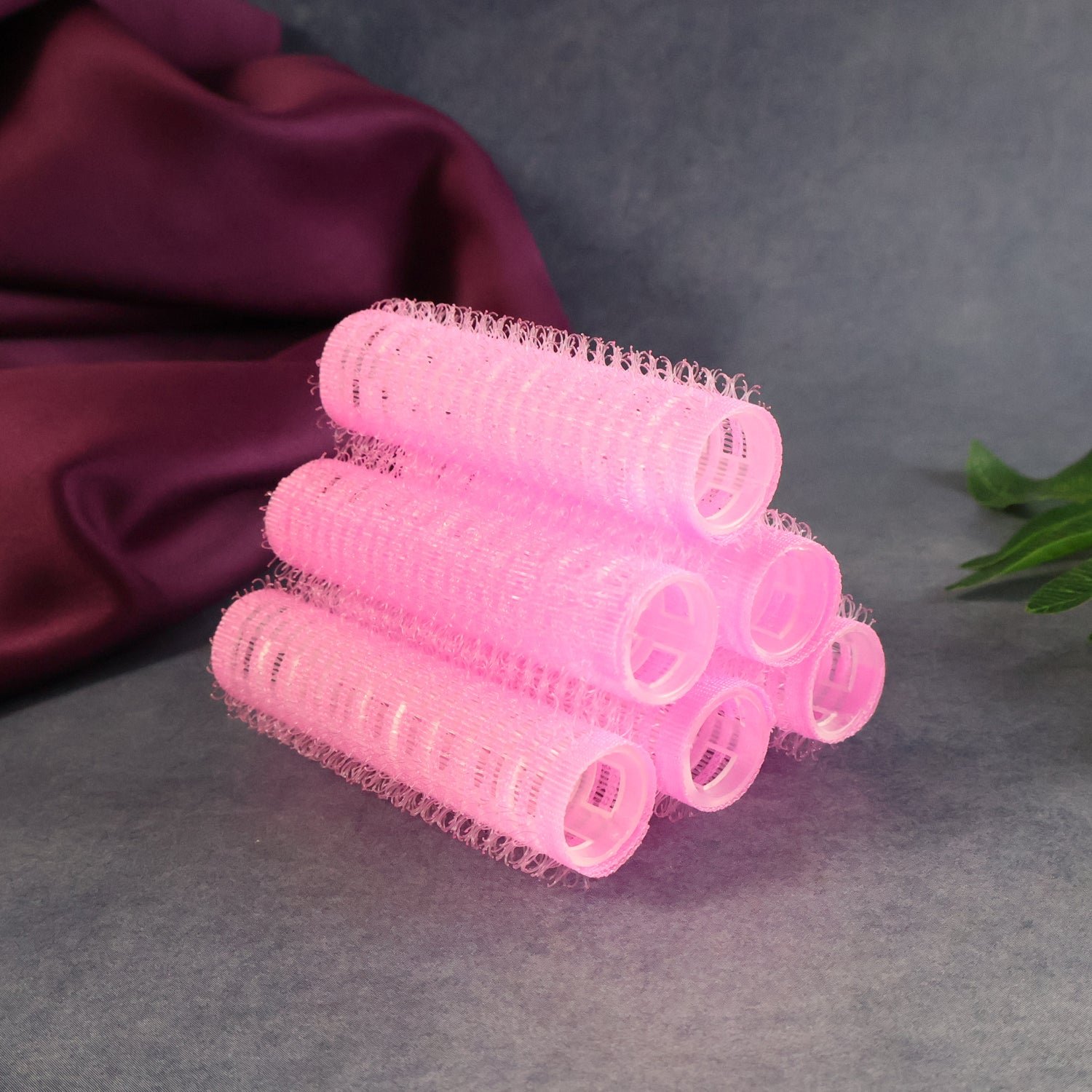 Self-Grip Hair Rollers – Lightweight Heat-Free Curlers 6 Pc Set