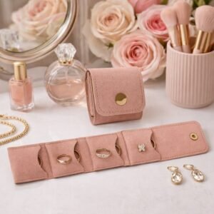 Jewellery Storage Pouch – Compact Foldable Travel Organizer