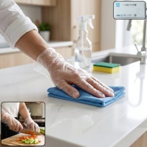 Disposable Plastic Gloves – Hygienic & Comfortable for Household Use