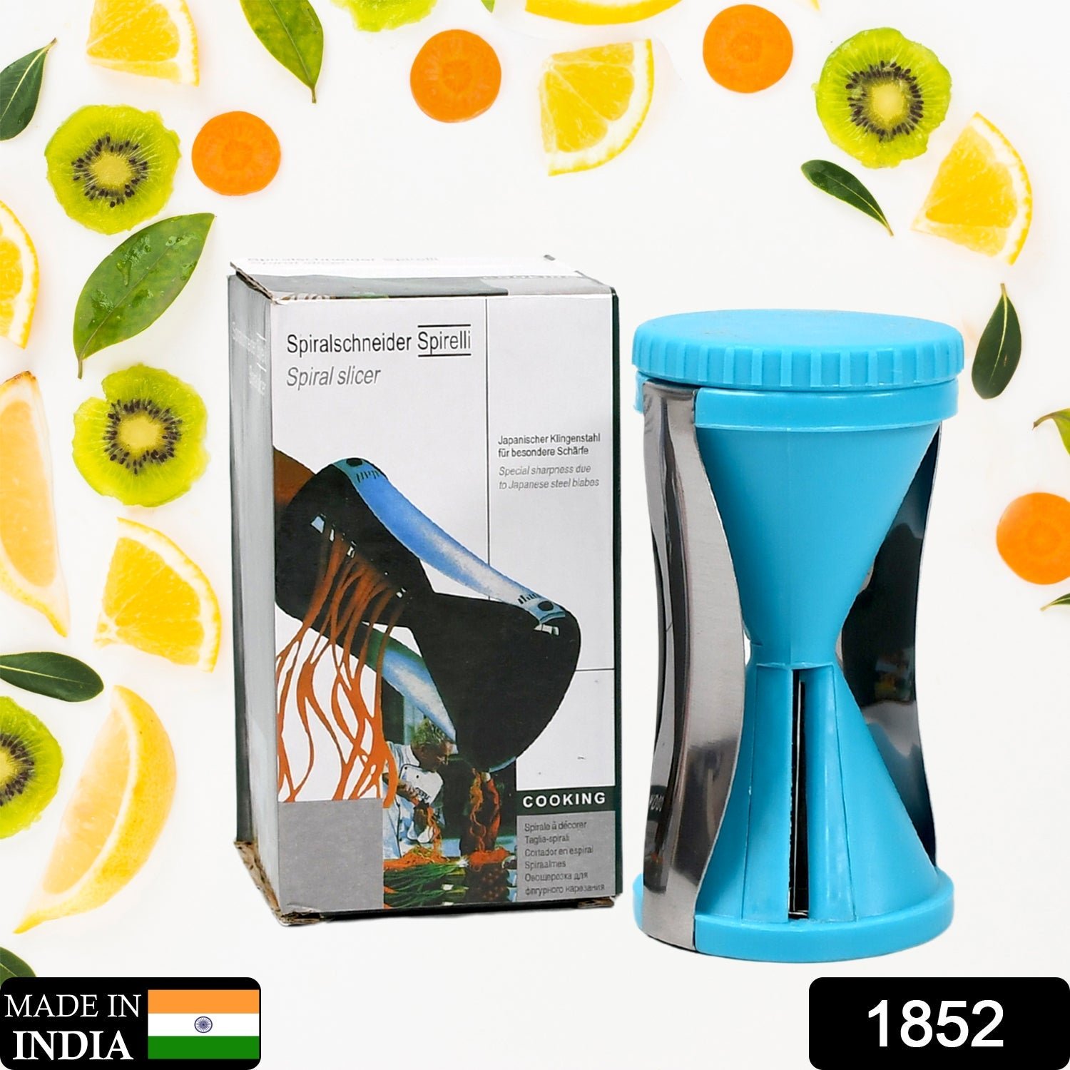 Vegetable Spiral Slicer – Dual Blade for Zoodles | Indo Glow