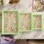 Serving Tray Set – Elegant Floral Design with Side Handles