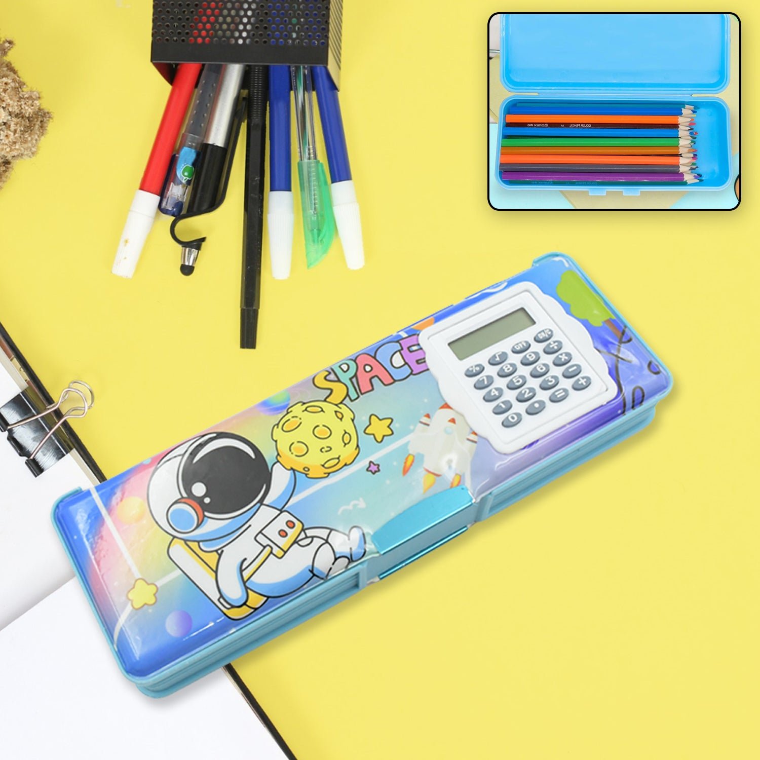 Geometry Box with Calculator – Magnetic Double-Sided for Students | ScribbleJoy