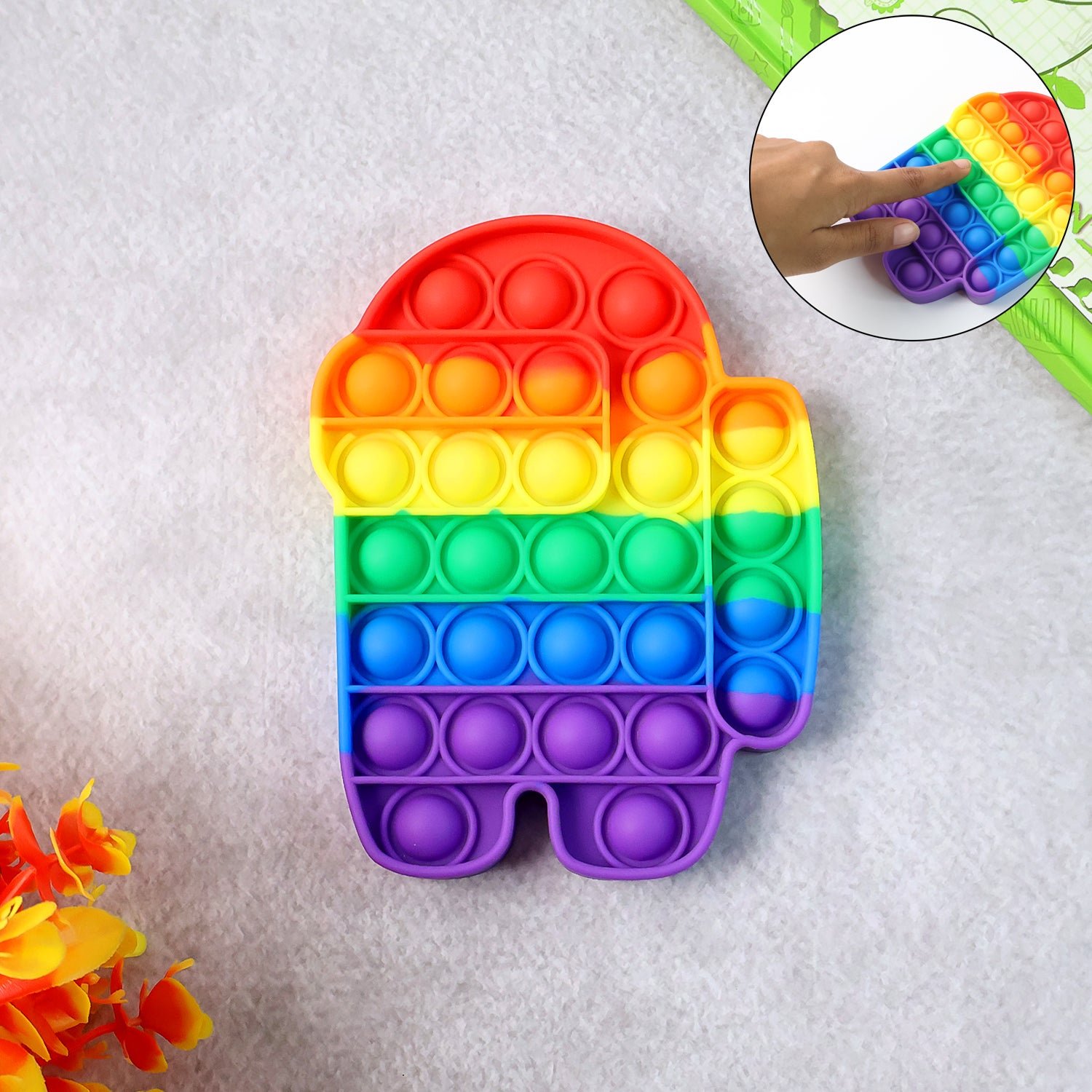 Silicone Pop It Fidget Toy – Stress Relief & Focus Aid