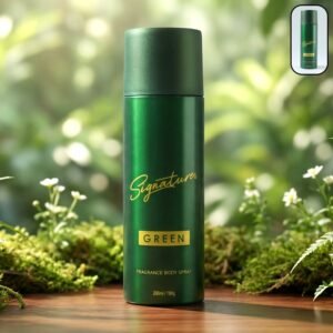 Men's Green Fragrance Body Spray – Long Lasting Fresh Scent