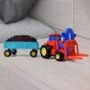 Friction Tractor Toy – Durable Plastic with Bricks Trolley | Aditi