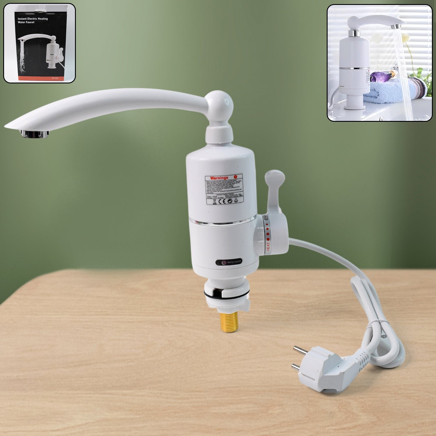 Electric Water Heater Faucet – Instant Hot Water & Safety