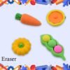 Colorful Kids Erasers Set – 4-Piece Fancy Designs for School | Writezo