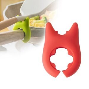 Plastic Pot Holder with Cat Ear Design – Adjustable & Heat-Resistant
