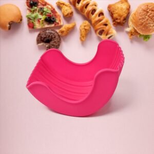 Silicone Burger Holder – Reusable & Mess-Free Snack Grip | Tidy Table