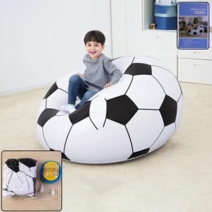 Inflatable Soccer Ball Lounge Chair – Fun & Comfortable for Kids