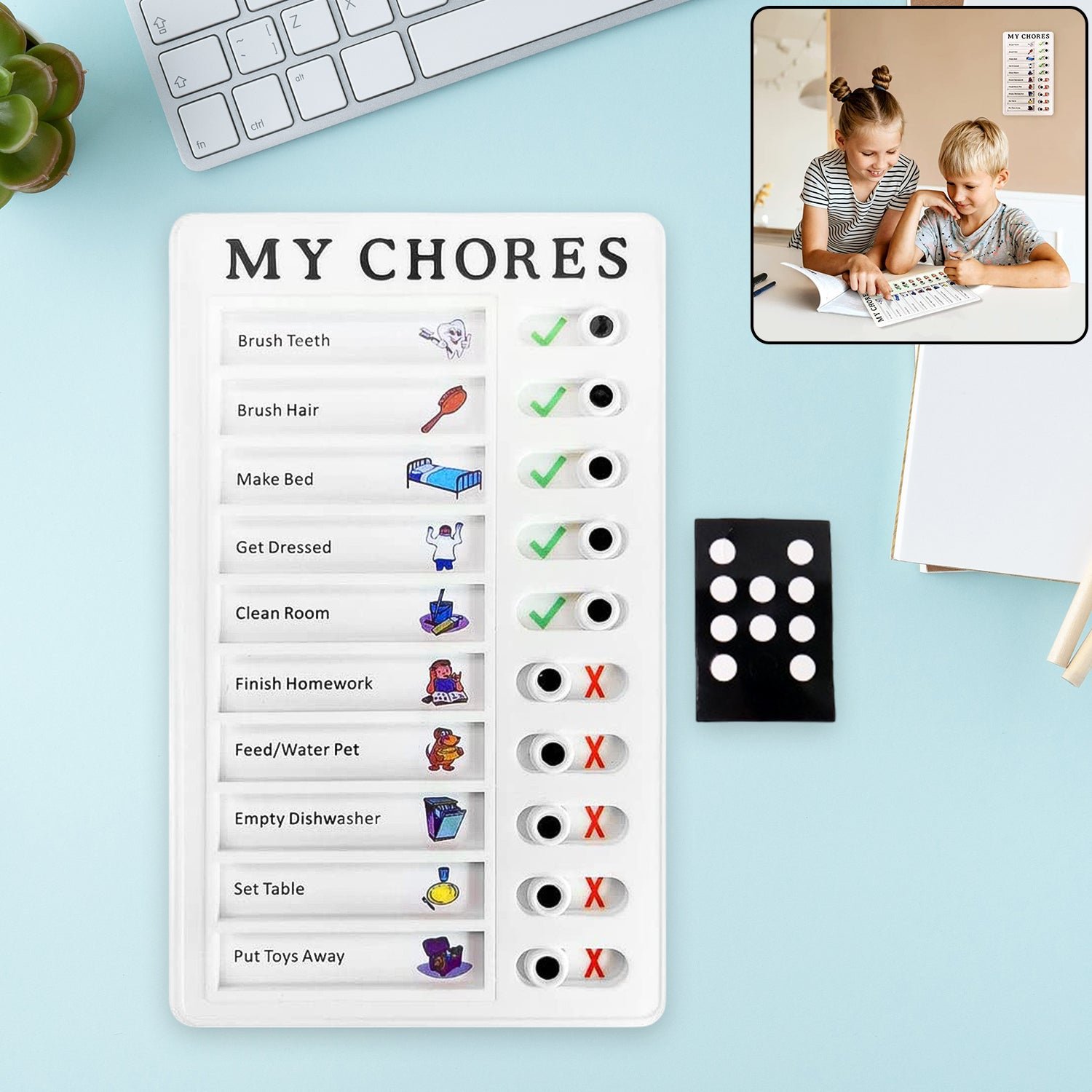 Chores Note Board – Daily Task Planner & Reminder | Foloria