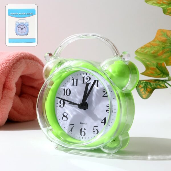 Quartz Analog Alarm Clock – Loud Alarm & Compact Design