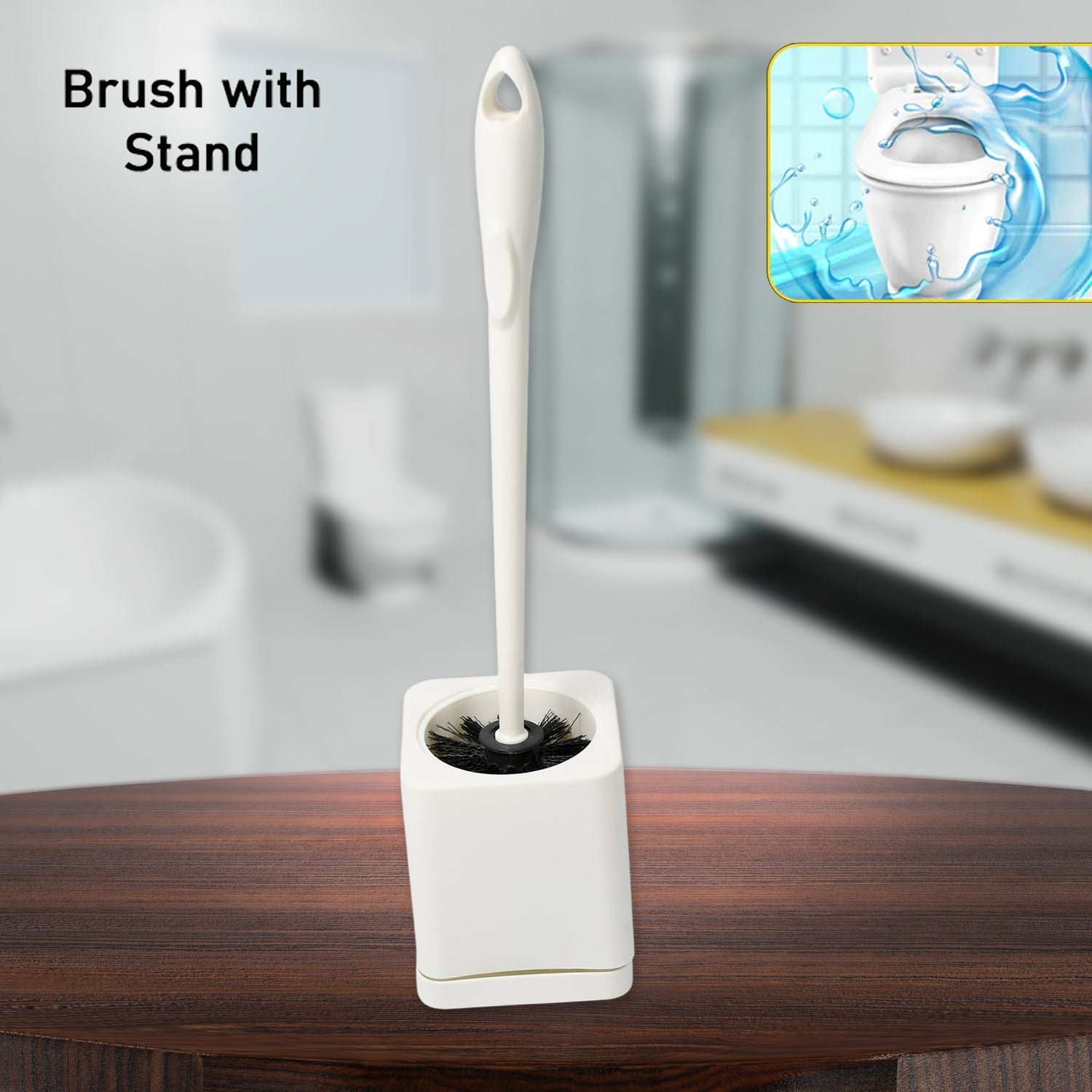 Toilet Brush Set – Long Handle & Holder for Bathroom Cleaning |