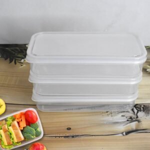 Plastic Lunch Box Set – 3-Piece Square Storage | Konvex
