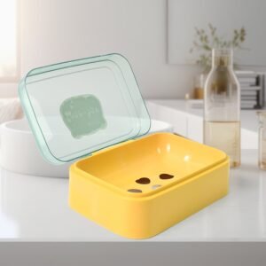 Self-Draining Soap Dish – Portable & Leakproof | VelvetBubbles