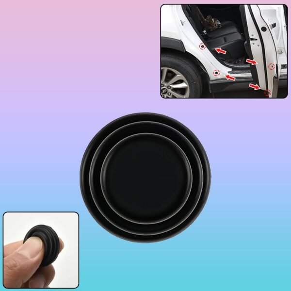 Rubber Car Door Shock Absorber Sticker – Durable Noise Reduction