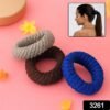 Tyre Shape Hair Bands – Multicolour, Secure Hold | Calm & Curl