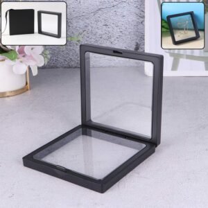 Transparent Jewellery Display Box – Floating 3D Effect for Showcasing